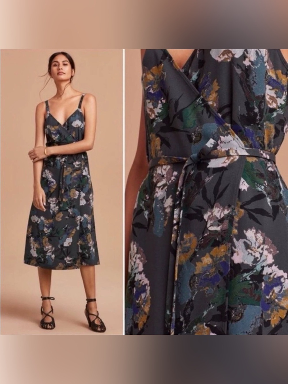 Like new Aritzia wrap dress (with pockets)!